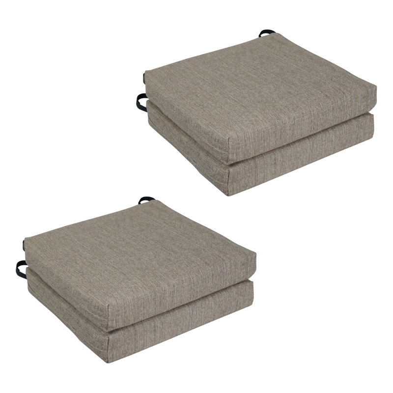 Outdoor 3'' Seat Cushion, Seravo Brown