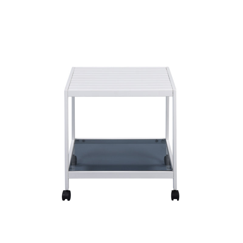 Kralovetz End Table, White