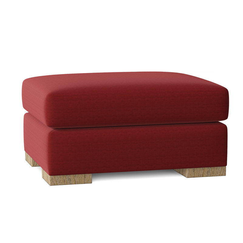 Repose-pieds Branam, Noir, Rouge Marlow