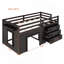Lit mezzanine simple avec armoire et tablette-1950890075
