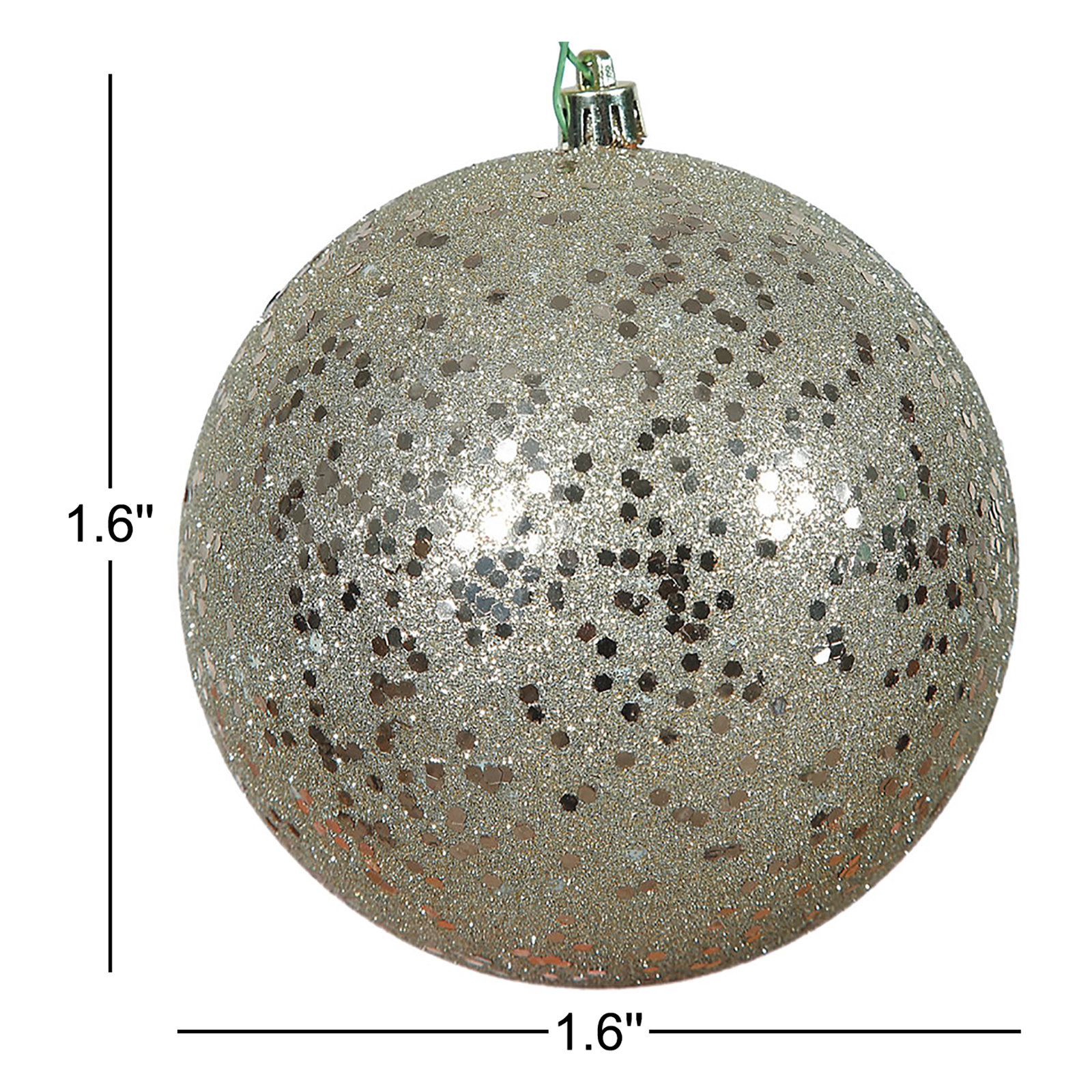 Holiday Décor Ball Ornament, Baby Blue