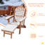 Fauteuil Adirondack toutes saisons en PEHD avec repose-pieds, foyer à 3 positions réglable et pliable avec porte-gobelet pour pelouse, terrasse, bord de piscine-1504073629