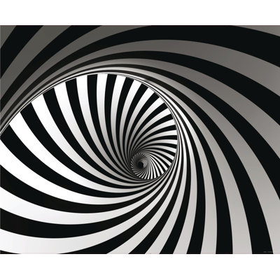 Panneau mural abstrait L 11,8 pi x l 106 po Infinite Spiral