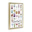 «Cin-Cin Tropical Drink Collage», art mural sur toile flottante grise, design par Susan Ball-1206347168-1206619902