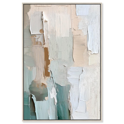 Impasto Intervals II Canvas Textured Digital Art by Art Remedy
