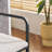 Set Of 2 Modern Upholstered Counter Height Bar Stools With Armrests, Metal Frame, Padded Seat For Comfortable Dining-1376560428