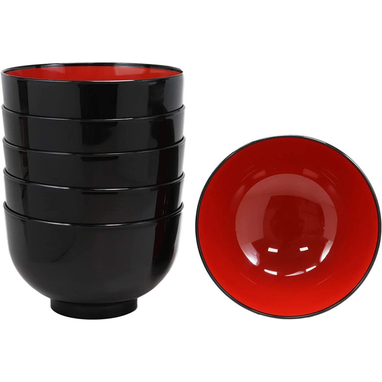 Ebern Designs Made In Japan Traditional Black Red Lacquer