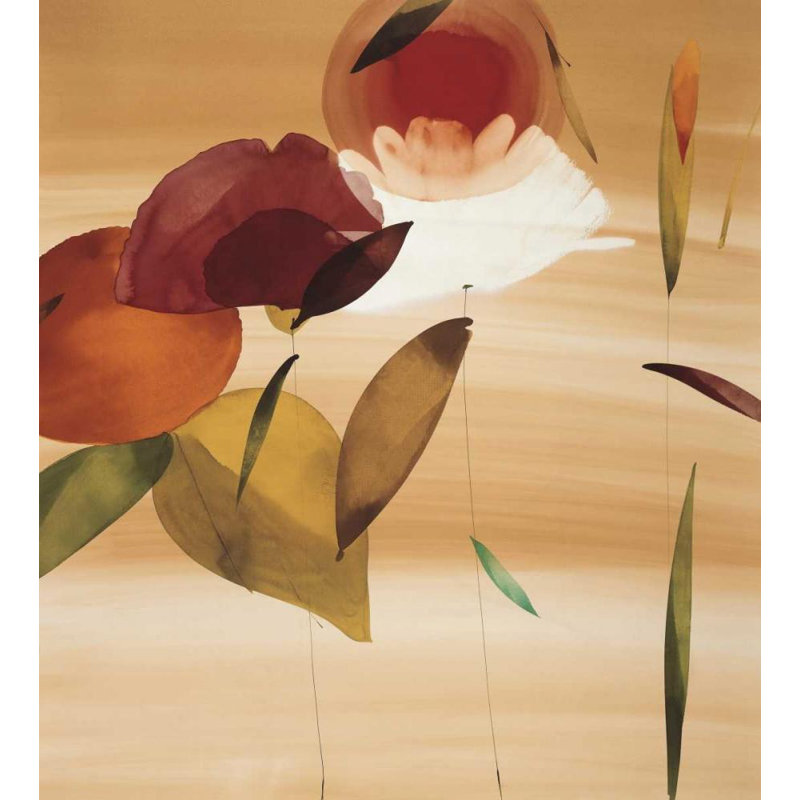 Art graphique sur toile tendue Wrell Studio ™ Abellan, Lola: Floral Inspiration II