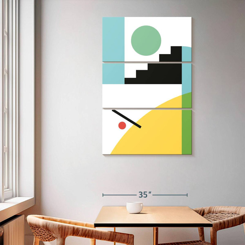 Avery Geometric Composition I, 65" H x 42" W
