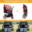 Foldable Pet Stroller For Small And Medium Dogs-107725249