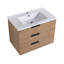 Meuble-lavabo simple mural 22,4 po