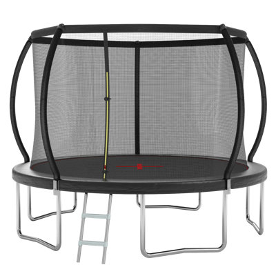 YC 12FT Trampoline Pumpkin- Standard-Black