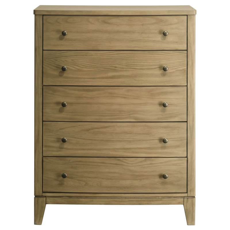 Commode de chambre à coucher à 5 tiroirs Menlo