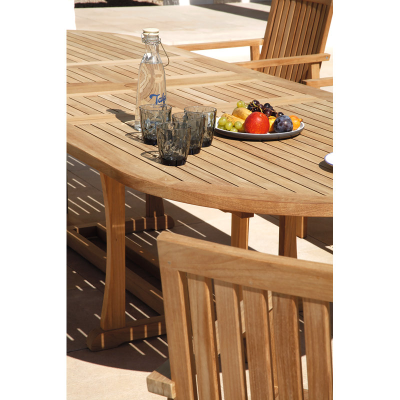 Stirling Outdoor Oval Teak Dining Table