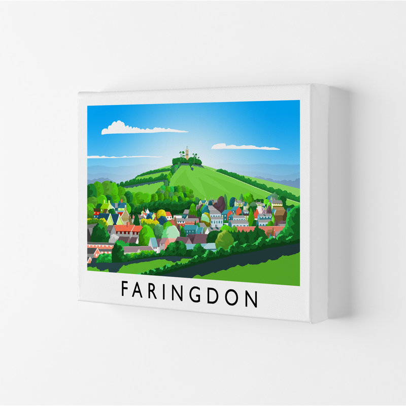 Faringdon by Richard O'Neill - Print, Wrapped Canvas, 21cm H x 29.7cm W x 4cm D