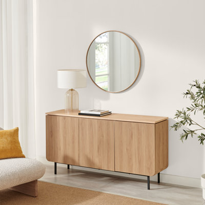 Penny Pillar Hallway Living Room Sideboard Storage - Simple & Elegant Scandi Style