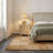 LUMO 23.6"W Nightstand with 2 Storage Drawers，Rounded Legs & Natural Oak Finish