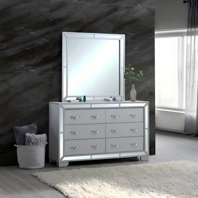 Dresser (Without Mirror) , Silver