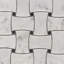 10" x 10" Marble Basketweave Mosaic Wall & Floor Tile