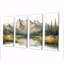 «Alaska Winter River Into Denali National Park II», ensemble d'art sur toile Alaska-566716597