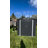Comhoma Shed Outdoor Storage Shed Metal, Lockable Doors Tool Sheds With Sloping Roof, Steel Garden Shed With Air Vent For Backyard, Patio, Lawn, Poolside(Brown,8'X6')-124890434-124890432