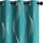 Spurgh Sliver Wave Foil Print Blackout Thermal Grommet Curtain Panels (Set of 2)-792607135-792607143