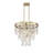 Livorno 4-Light Chandelier in Noble Brass