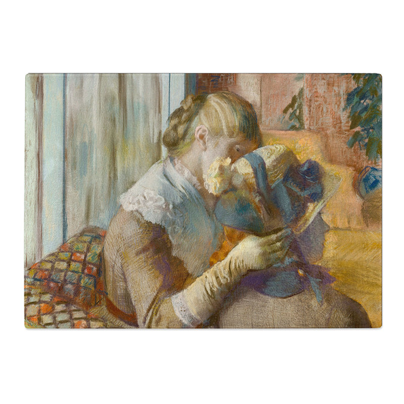 At the Milliners by Edgar Degas Chopping Board, 0.4cm H x 20cm W x 29cm L