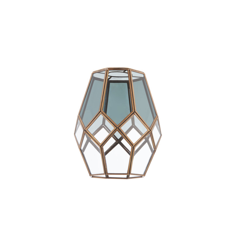 19cm Glass Oval Pendant Shade