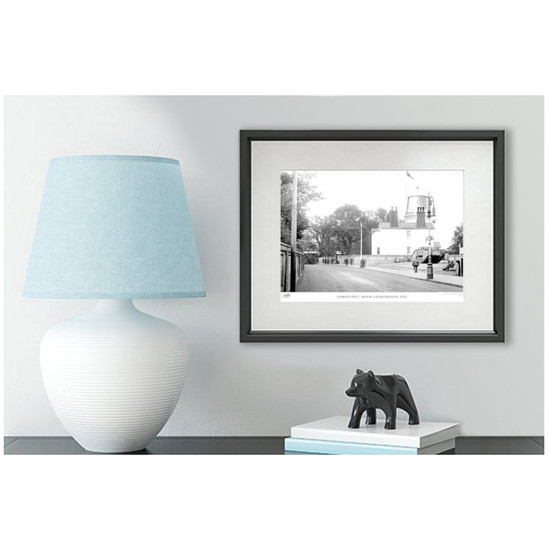 Lowestoft, High Lighthouse 1921 by Francis Frith - Single Picture Frame Print, 28cm H x 36cm W x 2.3cm D