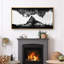 Nature, paysage monochrome, reflet de la montagne, nature abstraite, impression sur toile-98042310-111565902