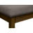 Bench, 44" Rectangular, Upholstered, Wood, Dining Room, Kitchen, Entryway, Brown Solid Wood, Brown Fabric, Transitional