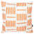 Orange/White Geometric