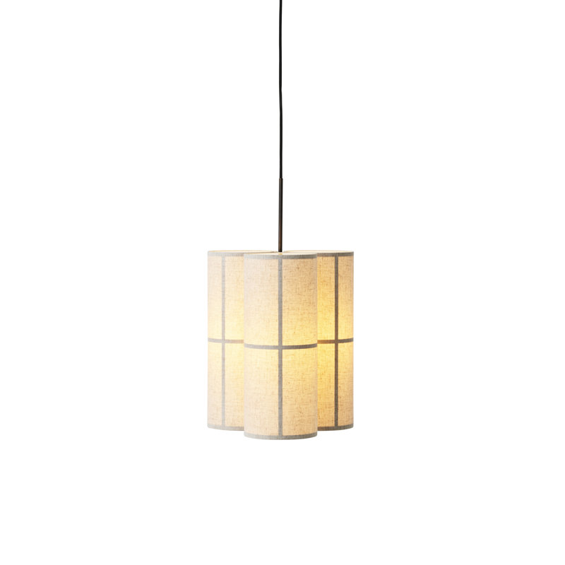 Hashira 3 - Light Pendant, 23.6" H x 14.6" W x 14.6" D, Raw