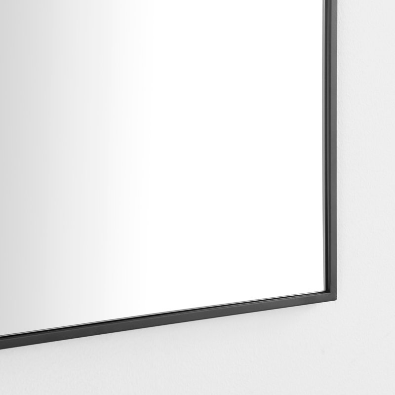 Gorgon Square Mirror, Black