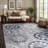 Chartier Machine Woven Floral Area Rug-1699036469