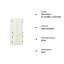 Morrell Freestanding Linen Cabinet-2115309887