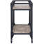Chariot de service Jorgensen avec cadre en métal durable, grand rangement et mobilité facile pour les cuisines modernes et les espaces de vie