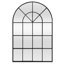 Arch Metal Window Panel Mirror