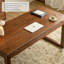 Bureau en noyer massif avec tiroirs-682852434