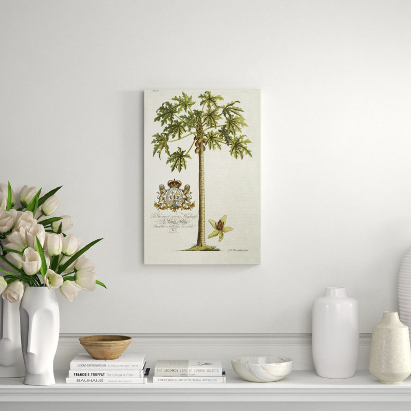 Papaya Tree Print by Porter Design, 54" H x 36" W, Outdoor