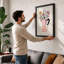 Coffee and Blooms Botanical - Framed Print-2004066434-2004066436