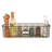 Albie Metal Wall Organizer with Wall Baskets-1394254487