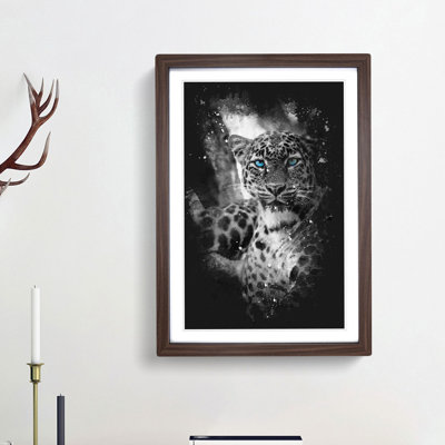 Bright Eyed Leopard - Framed Print