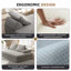 Canapé-lit convertible en chenille l 86,6 po x P 53,9 po x H 35,4 po Qianhui