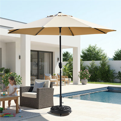 24.95kg Free Standing Umbrella Base with Wheels