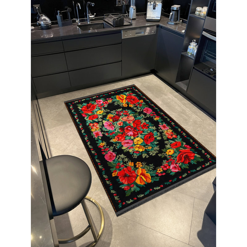 Tapis rectangulaire Dayjah, Tapis de couloir 3 pi 4 po x 8 pi 3 po