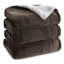 Literie GentleSoft ™ Sherpa pour lit simple / simple TG - couverture épaisse pour lit chaud toutes saisons - brun - cadeau idéal pour les étudiants-105504647-105504650