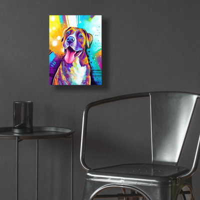 " Pop Art Pit Bull 5 " by Furbaby Affiliates