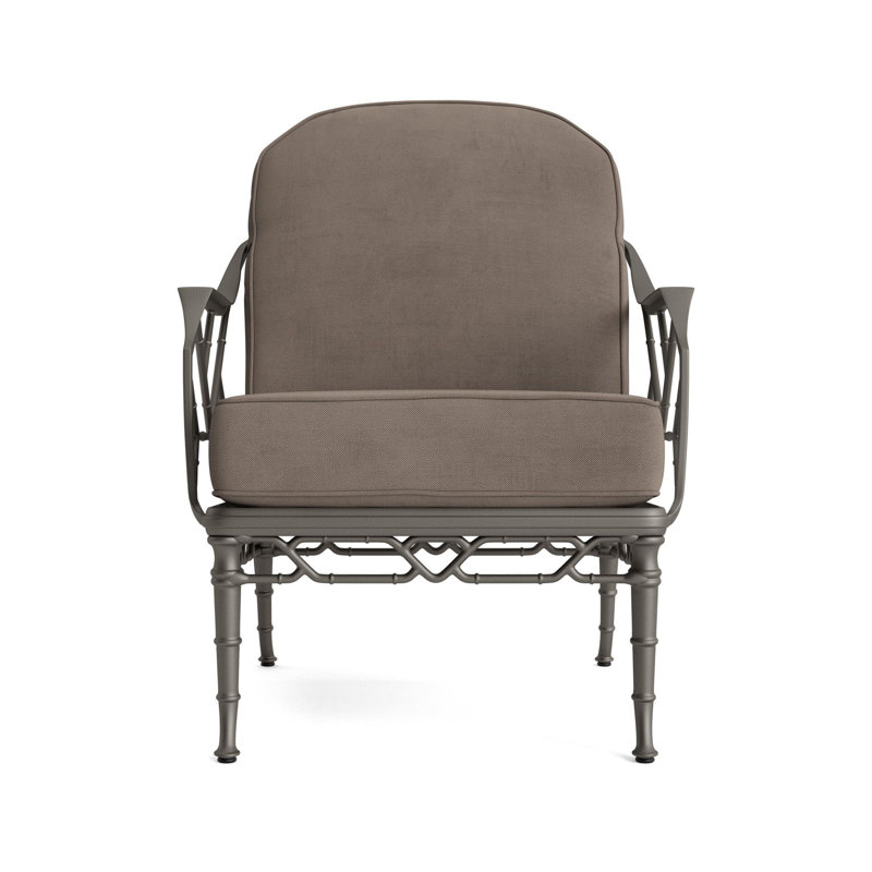 Calcutta Outdoor Lounge Chair, Mica, Fusion Moccasian